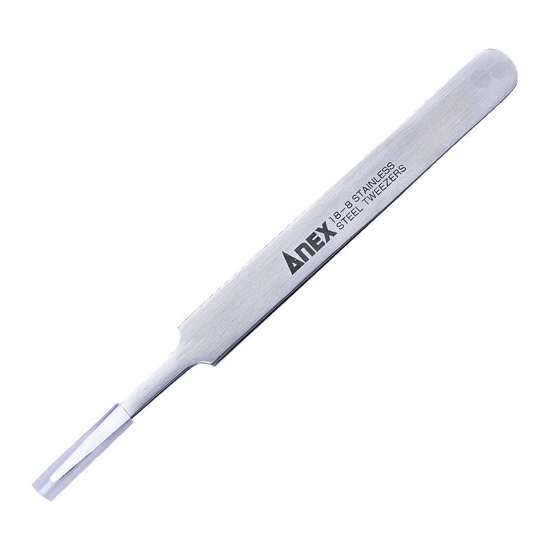 ANEX (ANEX)精密不锈钢镊子 圆尖型120mm No.201