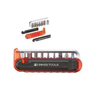 PB SWISS TOOLS 自行车工具混合12套件(红)TOOLS PB 470.Red
