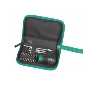 SATA/世达 棘轮螺丝批组套25件超短型柄 9342