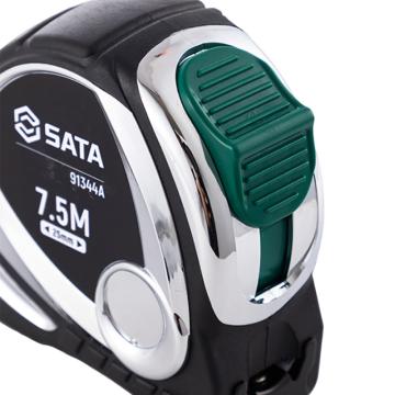 SATA/世达 凯钛系列橡塑型钢卷尺7.5mx25mm 91344A