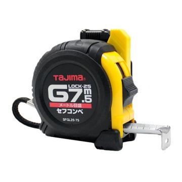 TAJIMA/田岛 GLOCK卷尺7.5m*25mm 配安全别扣 SFGL25-75BL 1001-1661