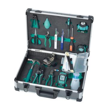 宝工 Pro'sKit FTTH专业光纤冷接工具套装19件 PK-9458-1