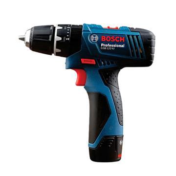 博世 锂电充电式冲击钻，双电版，新款 GSB 120-Li/06019G8180