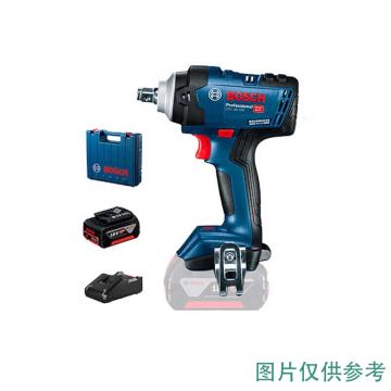 博世 充电式电动扳手，1/2"，18V，4.0ah GDS 18V-li-HT两电一充|06019A1383