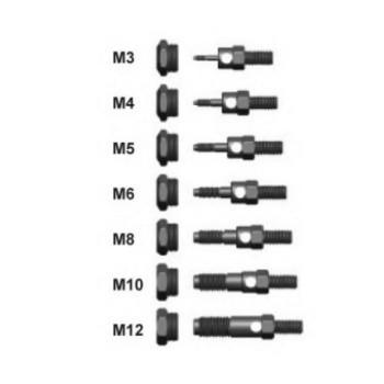 SATA/世达 手动铆螺母枪90521配件M3套装，含铆接杆和螺母导嘴 P90521-41+P90521-42