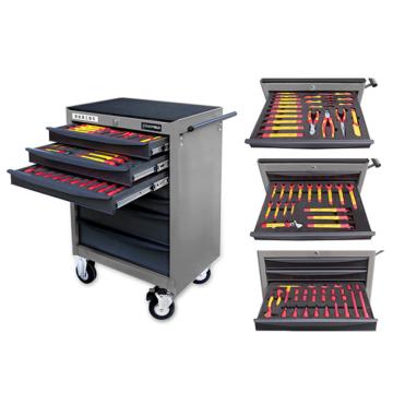 SHEFFIELD/钢盾 66件套新能源汽车维修工具车组套 S158023