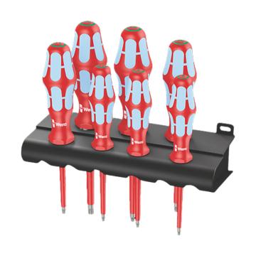 维拉 3167 i/7 TORX 不锈钢梅花螺丝刀套装，含展示架，7件套 5022767001