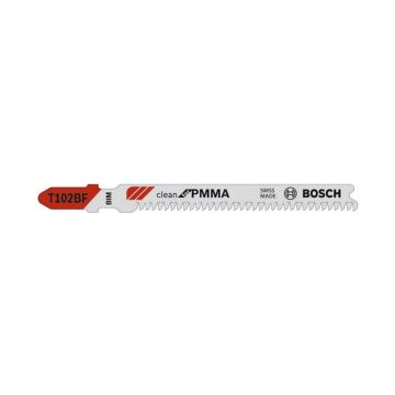 博世 曲线锯条（双金属）T102BF(5)针对PMMA亚克力 2608636781