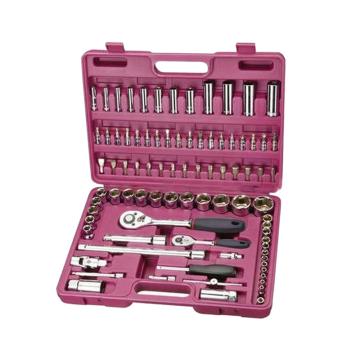 力易得 6.3mm+12.5mm系列套筒套装86件套 E1227