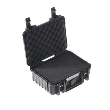 倍威 安全工具箱 手提设备箱IPx67防水防尘 含海绵SI内衬黑色，205x145x80 Type500/B/SI