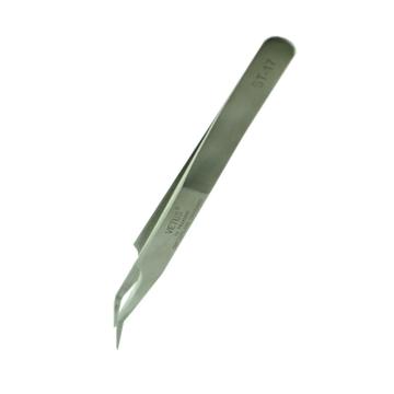 VETUS 302不锈钢防磁防酸镊子小弯尖咀 115mm ST-17