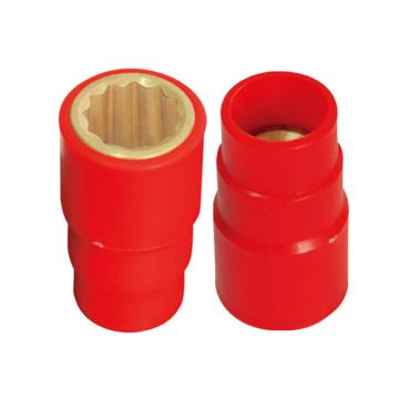 桥防 防爆VDE绝缘注塑3/8"系列套筒头11mm，铝青铜 T86301-11AL