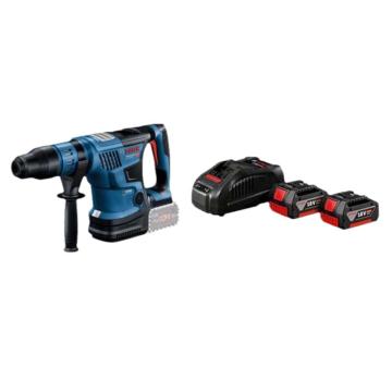 BOSCH 锂电充电式五坑锤钻，18V 4.0Ah两电一充套装 GBH18V-36C