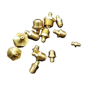 哈德威 直黄油嘴铜，1/2″ 1/2″油嘴