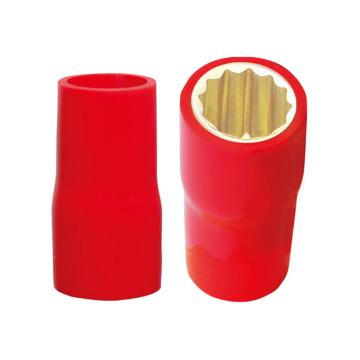 桥防 防爆VDE绝缘浸塑3/8"系列套筒头16mm，铝青铜 T86301A-16AL