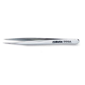 百塔 防酸防磁超细精密镊子120mm，999A/120 Beta-009990015
