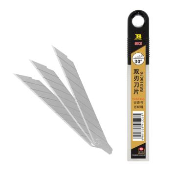 BOSI/波斯 30°小号美工刀片5*9*0.4mm（10片/盒） BS310010