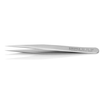 凯尼派克 迷你精密不锈钢镊子90mm 92 21 04