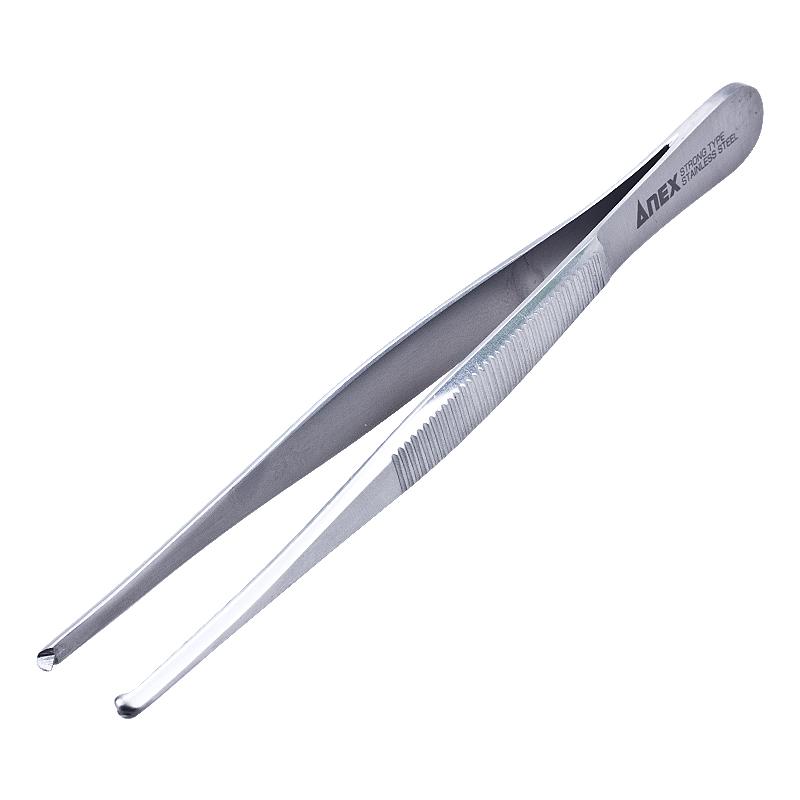 ANEX (ANEX)精密不锈钢镊子 有钩型130mm No.220