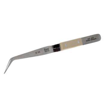 威乐 EREM尖细弯头30°镊子不锈钢防锈150mm 30SA