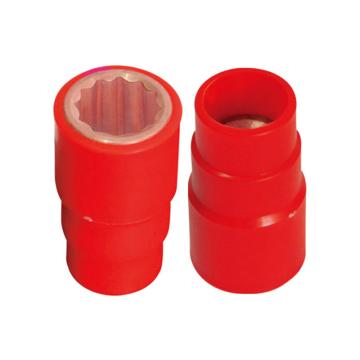 桥防 防爆VDE绝缘注塑1/2"系列套筒头，14mm，铍青铜铍青铜14mm T86302-14BE