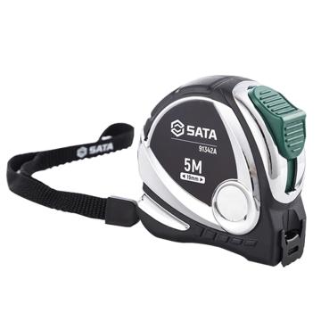 SATA/世达 凯钛系列橡塑型钢卷尺5mx19mm 91342A