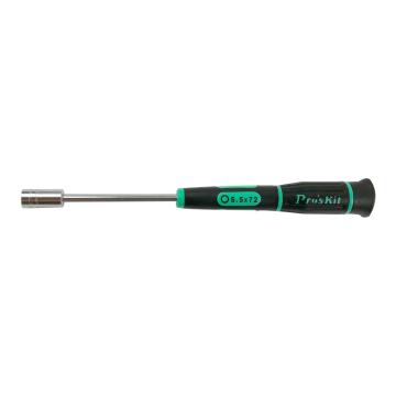 宝工 Pro'sKit 绿黑套筒精密起子M5.5*72mm SD-081-M5.5