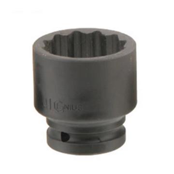 genius/天赋 3/4"气动英制薄壁12角套筒3/4″x1-11/16″x60mmL 695254