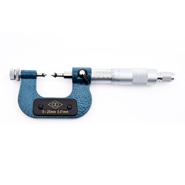 哈量 螺纹千分尺0-25mm 0.01mm、不含第三方检测 711-01