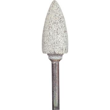 NRS 轴付磨石 棉花指 外径9.5×宽19.1×轴径3mm 磨粒A B52 ＃80 H（硬） 10个装 CPTB52A80H