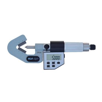 青量 数显三沟千分尺1-15*0.001mm、60°测砧、五键、IP54 231-41-040