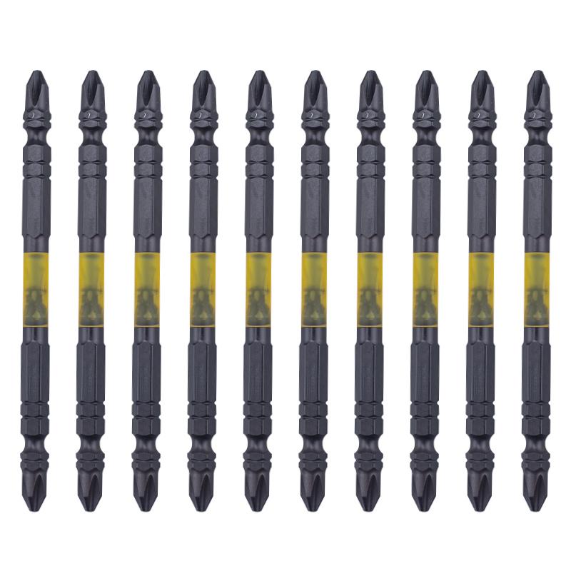 ANEX (ANEX)双头黑龙韧性40V强磁批头 ABR-14M PH2X110mm 10支装