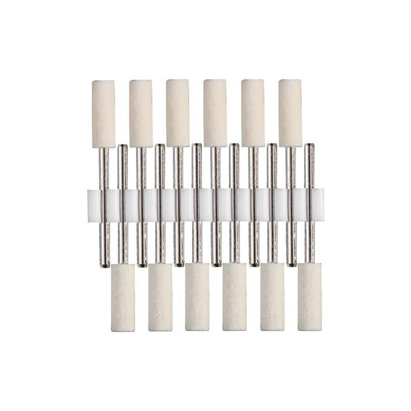 VRK VK-A16系列纤维羊毛磨头 圆柱形5*3mm 12支