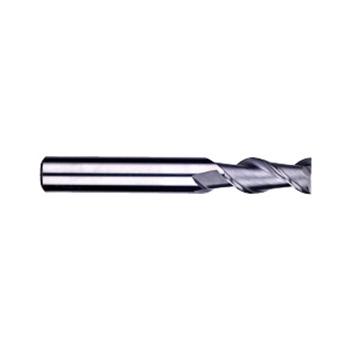 永冠 立铣刀2.5mm、2刃硬质合金（短型）、适于加工铝、铝合金 E5C12025