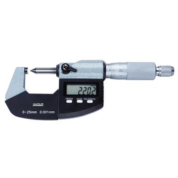 INVOUS 防水型数显单尖头千分尺0-25mm、不含第三方检测 IS787-87342