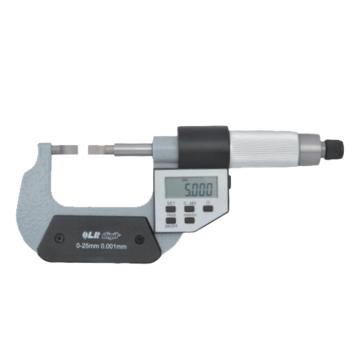 青量 数显叶片千分尺100-125*0.001mm、B型（0.4*3.5*6）、五键、IP54 235-05-040