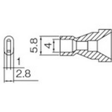 白光 喷嘴 4X1MM【海外现货】 N6116