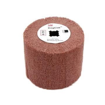 3M 红色拉丝轮120×100，320# 120×100，320#