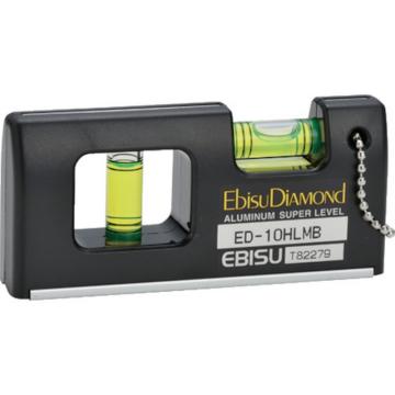 Ebisu Diamond 磁性手持水平仪2 黑色 ED10HLMB