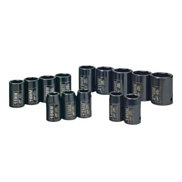 英格索兰 1/2"系列冲击扳手配套套筒套装17mm+19mm+21mm S64M17+S64M19+S64M21