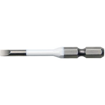 ANEX 单端螺丝刀头 刃尖-4×全长65mm 管颜色：白（2件装） ACMM4065
