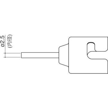 白光 喷嘴 单孔 2.5毫米【海外现货】 N5101