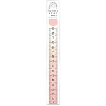KYOEI 雾面彩色尺 16cm 肉桂糖 NJ1603