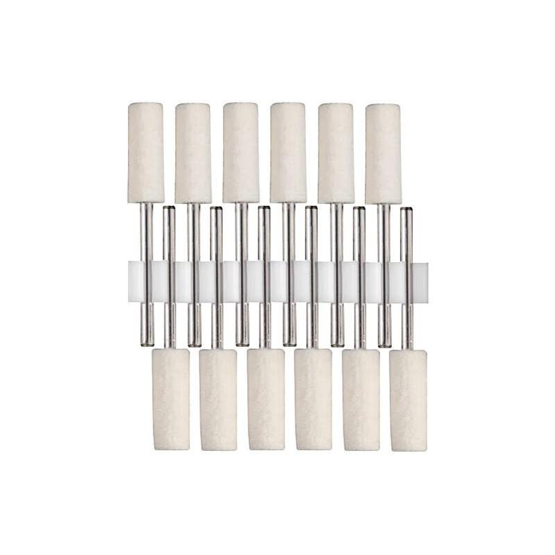 VRK VK-A16系列纤维羊毛磨头 圆柱形6*3mm 12支