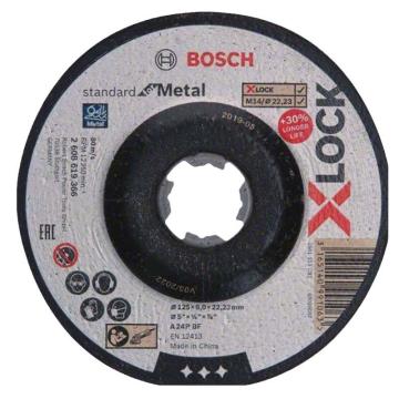 BOSCH X-LOCK标准型金属研磨片125x6x22.23mm 2608619366