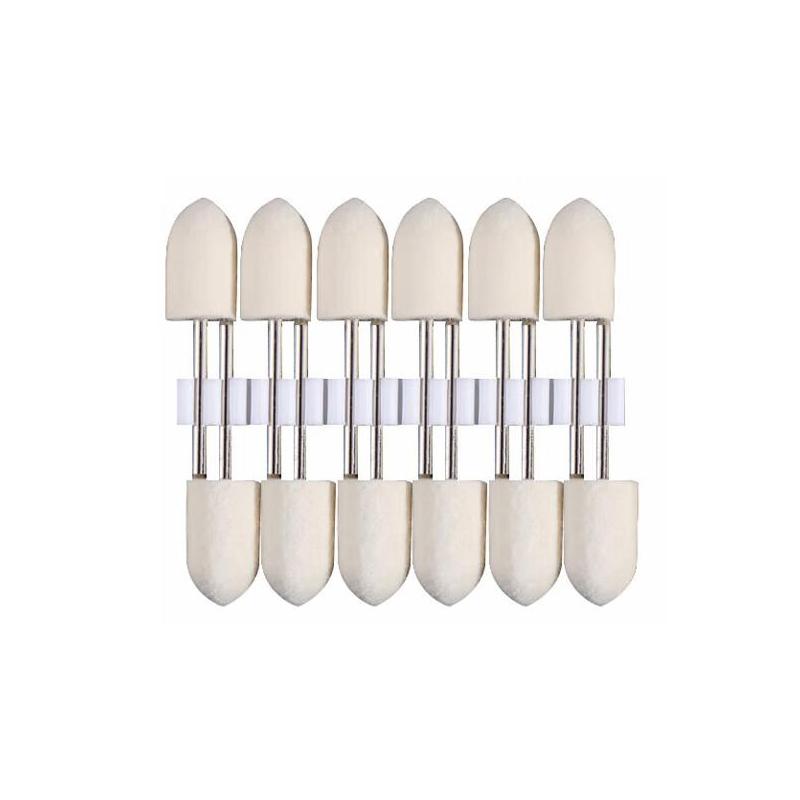 VRK VK-A16系列纤维羊毛磨头 子弹形12*3mm 12支