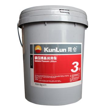 昆仑 润滑脂15KG/桶 极压锂基脂3号/15kg