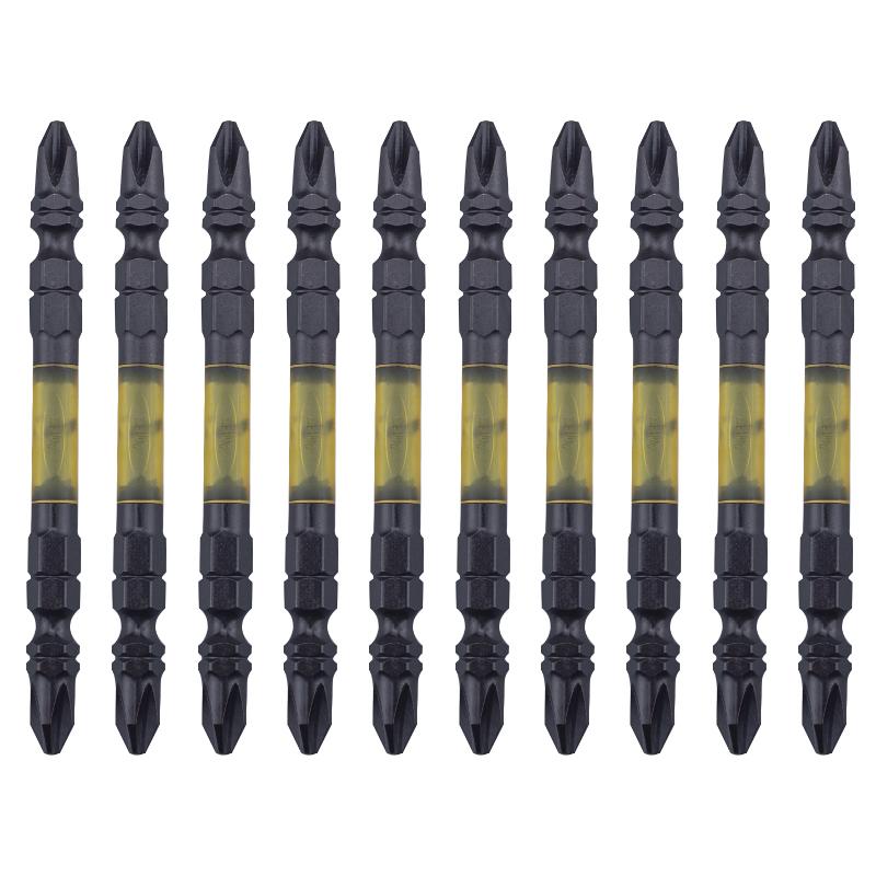 ANEX (ANEX)双头黑龙韧性40V强磁批头 ABR-14M PH2X85mm 10支装