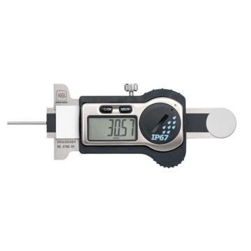 TESA 数显深度千分尺0-25mm、带细测量面（IP67）、不含第三方检测 00530451