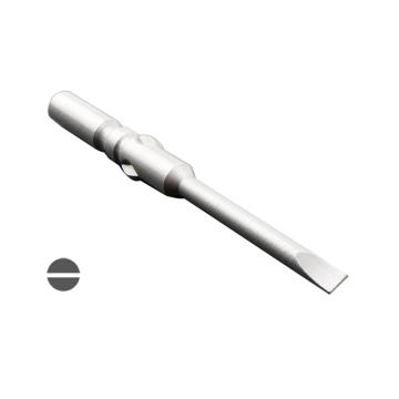 SHAOWEI 4mm圆柄一字电动螺丝批头SL2*0.4*60mm BR460SL2